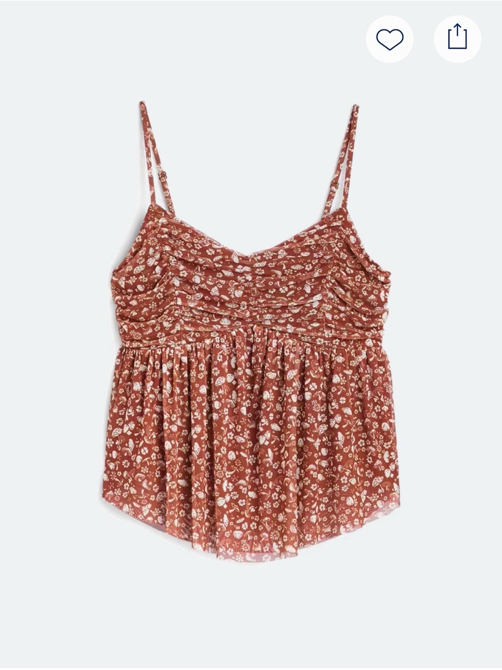 Daisy & Delilah Alma Mesh Cropped Knit Tank